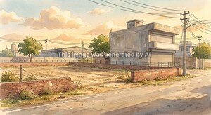  Industrial Plot – Exterior View View at Mundka - for Sale
