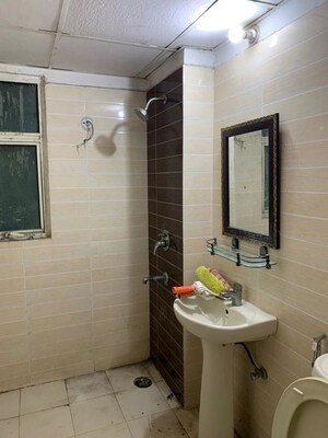 Bathroom in 3 BHK Apartment at Supertech Cape Town, Sector 74 – for Rent