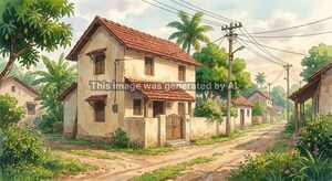  Independent House – Exterior View View at Vattigudipadu - for Sale