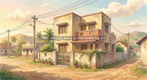  Independent House – Exterior View View at Mantana Kurchi - for Sale
