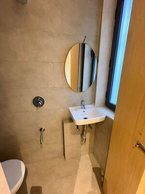 Bathroom in 3 BHK Apartment at Sheth Avante, Kanjurmarg West – for Rent