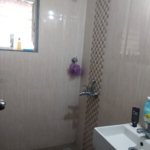 Bathroom in 2 BHK Apartment at Mahalunge – for Rent