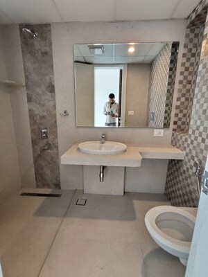 Bathroom in 3 BHK Apartment at Supreme Belmac Residences, Kalyani Nagar – for Rent