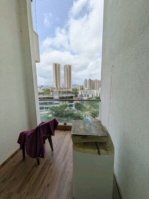 Balcony in 2 BHK Apartment at Sharada Alliance Paritosh, Balewadi – for Rent