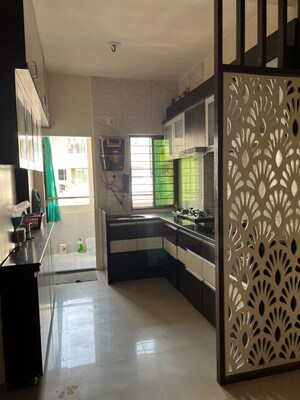 Kitchen in 3 BHK Penthouse at Akshar Amrut, Padra Road – for Sale