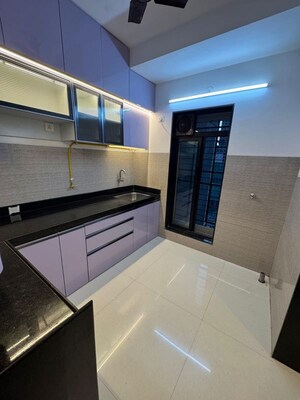 Kitchen in 3 BHK Apartment at Rustomjee Paramount, Khar West – for Rent