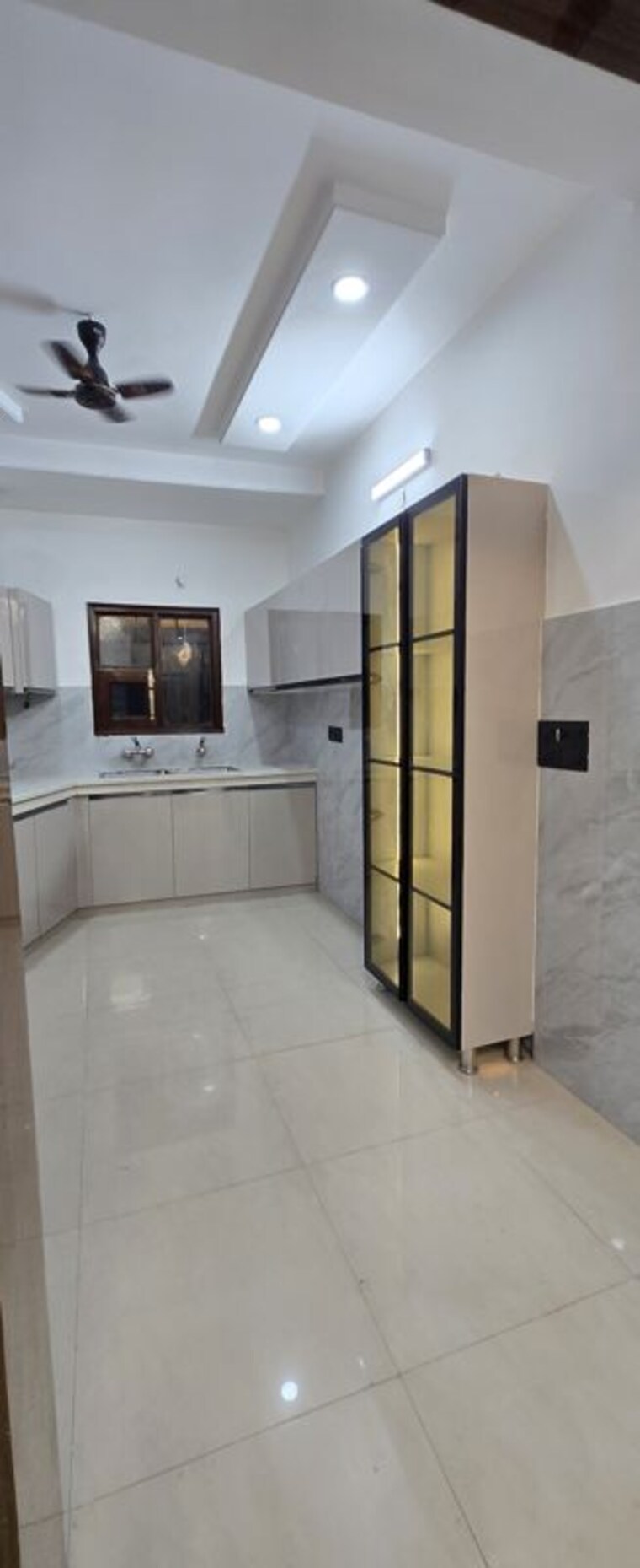 Kitchen, guru-nanak-enclave 3 Bedroom 1200 Sq.Ft. Builder Floor In Dhakoli Zirakpur 10667372