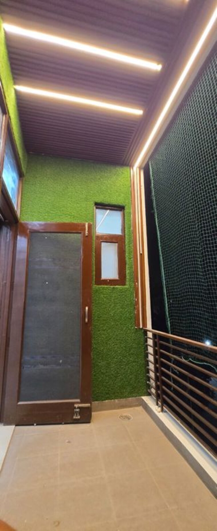 Balcony, guru-nanak-enclave 3 Bedroom 1200 Sq.Ft. Builder Floor In Dhakoli Zirakpur 10667372