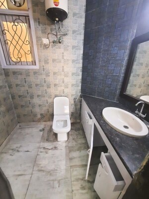 Bathroom in 2 BHK Builder Floor at Malviya Nagar – for Rent