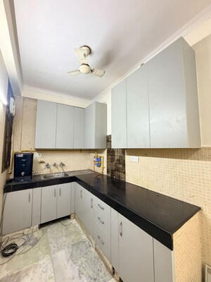 Kitchen in 2 BHK Builder Floor at Malviya Nagar – for Rent