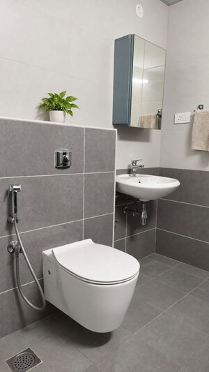 Bathroom in 2 BHK Builder Floor at Shanthi Nagar – for Sale