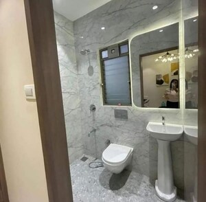 Bathroom in 3 BHK Apartment at Mauli Residency Wakad, Wakad – for Sale