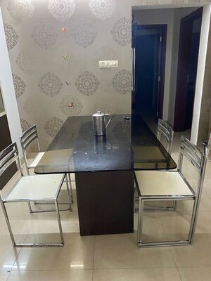 Dining area in 2 BHK Apartment at Moghul Garden, Koregaon – for Rent