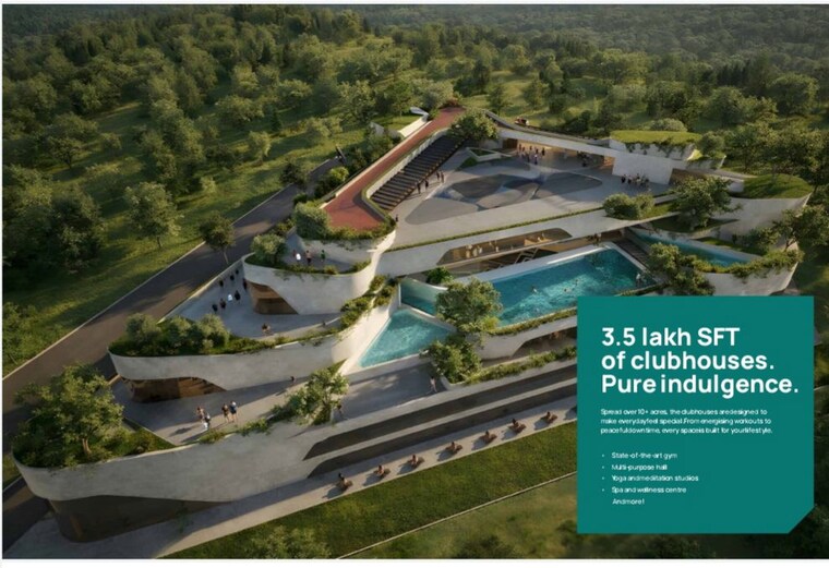 Swimming Pool, mana-forest-province 3.5 Bedroom 2325 Sq.Ft. Apartment In Chikkavaderapura Bangalore 10599806