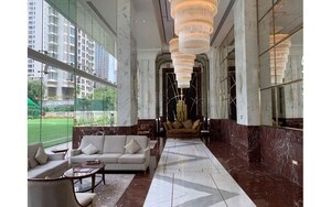 Balcony in 4 BHK Apartment at Indiabulls Blu, Worli – for Rent