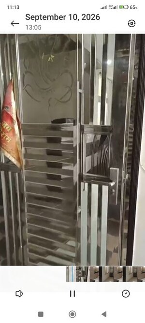 Staircase in 3 BHK Apartment at Vasu Fortune Residency Phase II, Raj Nagar Extension – for Rent