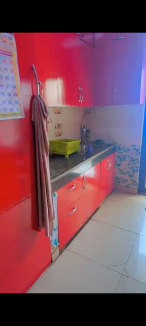 Kitchen in 2.5 BHK Apartment at Charms Castle, Raj Nagar Extension – for Rent