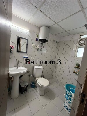 Bathroom in 3 BHK Apartment at Uninav Heights Phase I, Raj Nagar Extension – for Sale