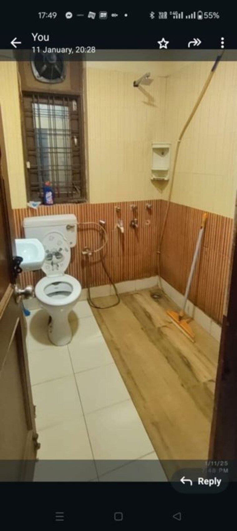 Bathroom, palam-vihar-residents-association 2 Bedroom 1200 Sq.Ft. Builder Floor In Palam Vihar Gurgaon 10667525