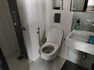 Bathroom in 3 BHK Apartment at Lodha New Cuffe Parade, Wadala – for Rent