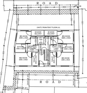 Floor Plan in 2 BHK Builder Floor at Kolkatta Gpo – for Sale