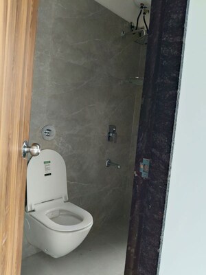 Bathroom in 1 BHK Apartment at Ajmera Boulevard, Malad West – for Sale