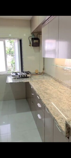 Kitchen in 3 BHK Apartment at Swastik CHS Vile Parle, Vile Parle West – for Rent
