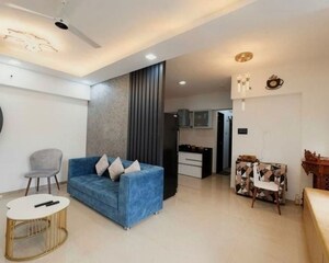 Living Room in 2 BHK Apartment at Majestique Signature Towers, Balewadi – for Rent
