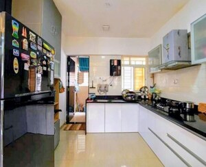 Kitchen in 2 BHK Apartment at Majestique Signature Towers, Balewadi – for Rent