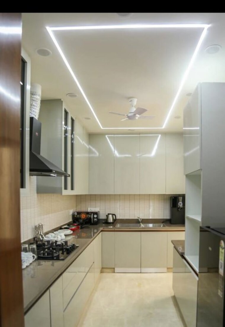 Kitchen, lajpat nagar ii 2 Bedroom 1000 Sq.Ft. Builder Floor In Lajpat Nagar ii Delhi 10667774