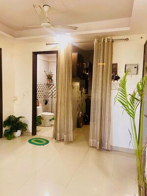 Living Room in 2 BHK Builder Floor at Chattarpur – for Rent
