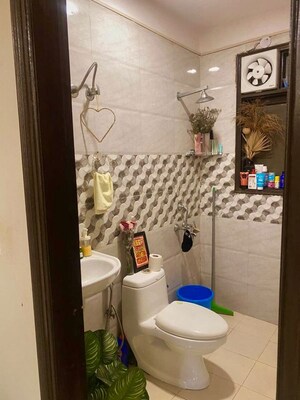 Bathroom in 2 BHK Builder Floor at Chattarpur – for Rent