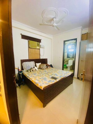 Bedroom in 2 BHK Builder Floor at Chattarpur – for Rent