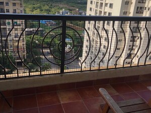 Balcony in 3 BHK Apartment at Nyati Equatorial, Bavdhan – for Rent