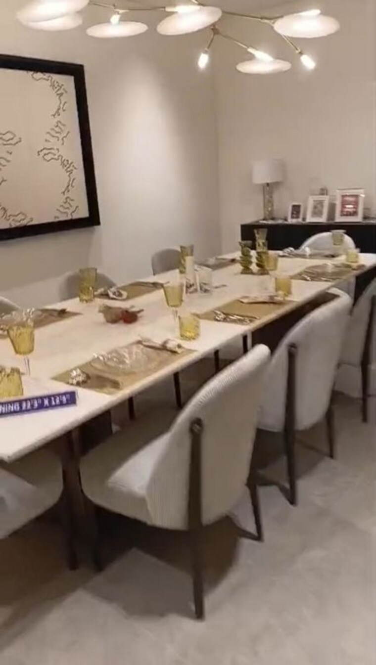Dining area, gachibowli 3 Bedroom 2350 Sq.Ft. Apartment In Gachibowli Hyderabad 10666545