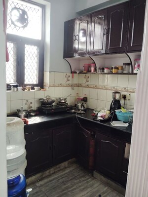 Kitchen in 3 BHK Builder Floor at Spring Field Colony – for Rent