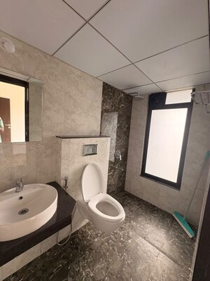 Bathroom in 2 BHK Apartment at Duville Riverdale Grove, Kharadi – for Rent