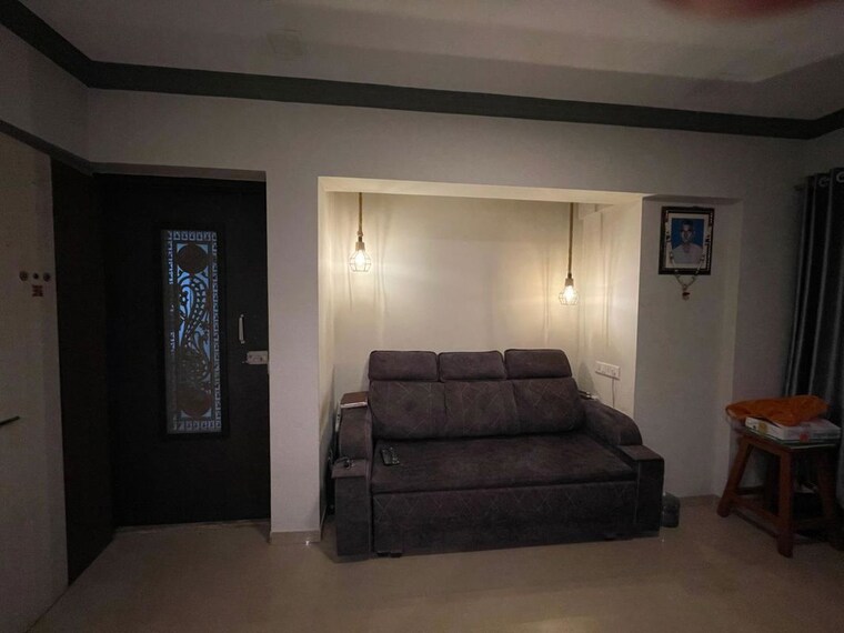 Living Room, raunak-heights 1 Bedroom 430 Sq.Ft. Apartment In Ghodbunder Road Thane 10668000