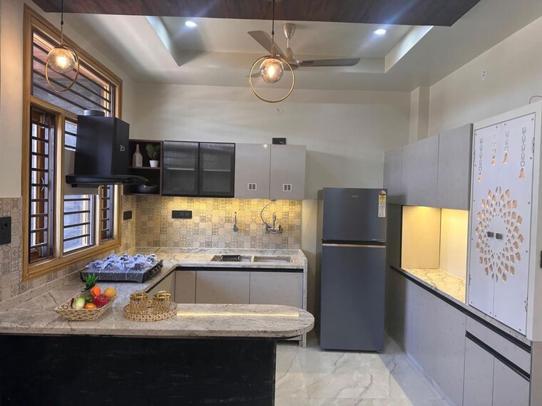 Kitchen, shrinath-enclave 4 Bedroom 2700 Sq.Ft. Villa In Sirsi Jaipur 10664436