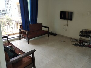 Living Room in 3 BHK Apartment at Harmony Sky Suites, Ghodbunder Road – for Rent