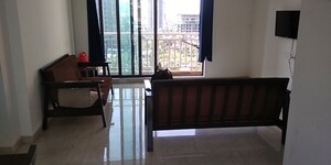 Kitchen in 3 BHK Apartment at Harmony Sky Suites, Ghodbunder Road – for Rent