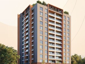 3 BHK Apartment – Exterior View View at Saffron Amber, Sus - for Sale