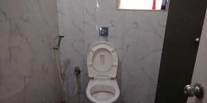 Bathroom in 3 BHK Apartment at Vijay Nakshatra, Ghodbunder Road – for Rent