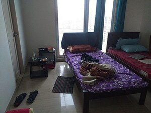 Bedroom in 3 BHK Apartment at Vijay Nakshatra, Ghodbunder Road – for Rent