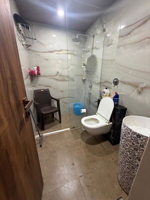 Bathroom in 3.5 BHK Villa at Veerabhadra Nagar – for Rent