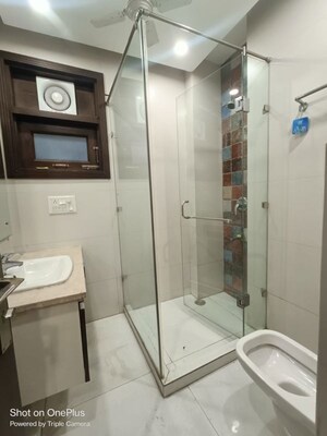 Bathroom in 3 BHK Builder Floor at Greater Kailash I – for Rent
