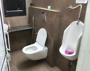Bathroom in  Office Space at Kanakia Wall Street, Andheri East – for Rent