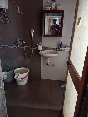 Bathroom in 4 BHK Apartment at Asian Mita Heights, Kharghar – for Sale