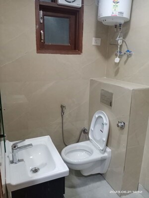 Bathroom in 3 BHK Apartment at Vasant Kunj – for Rent