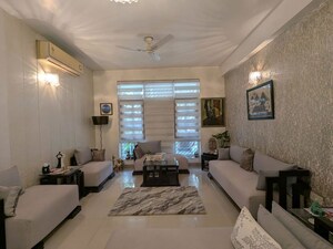 Living Room in 3 BHK Builder Floor at Sector 21 – for Rent